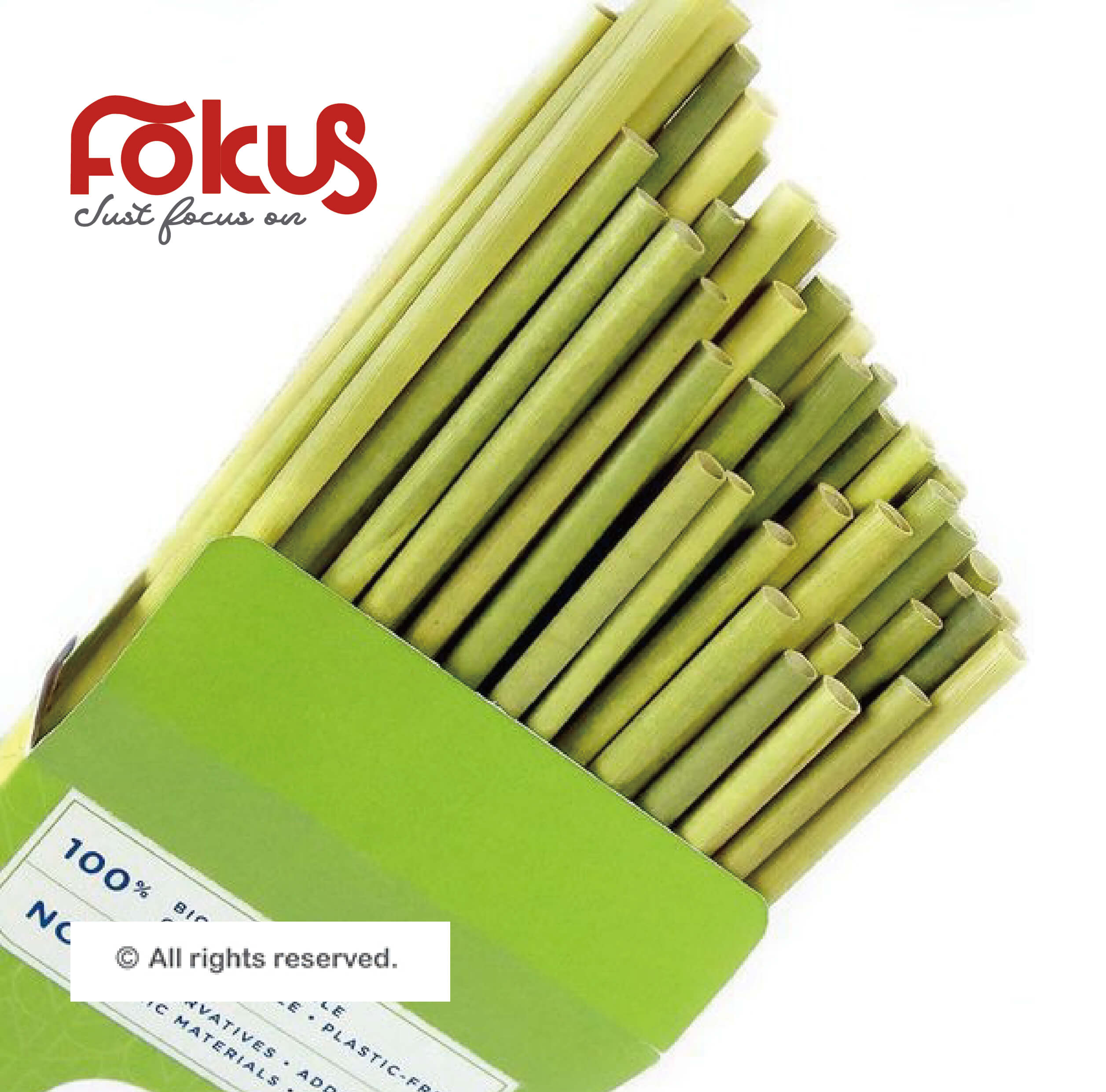 Chlorella straws from the Bio-based Series – sustainable plant-based drinking straws